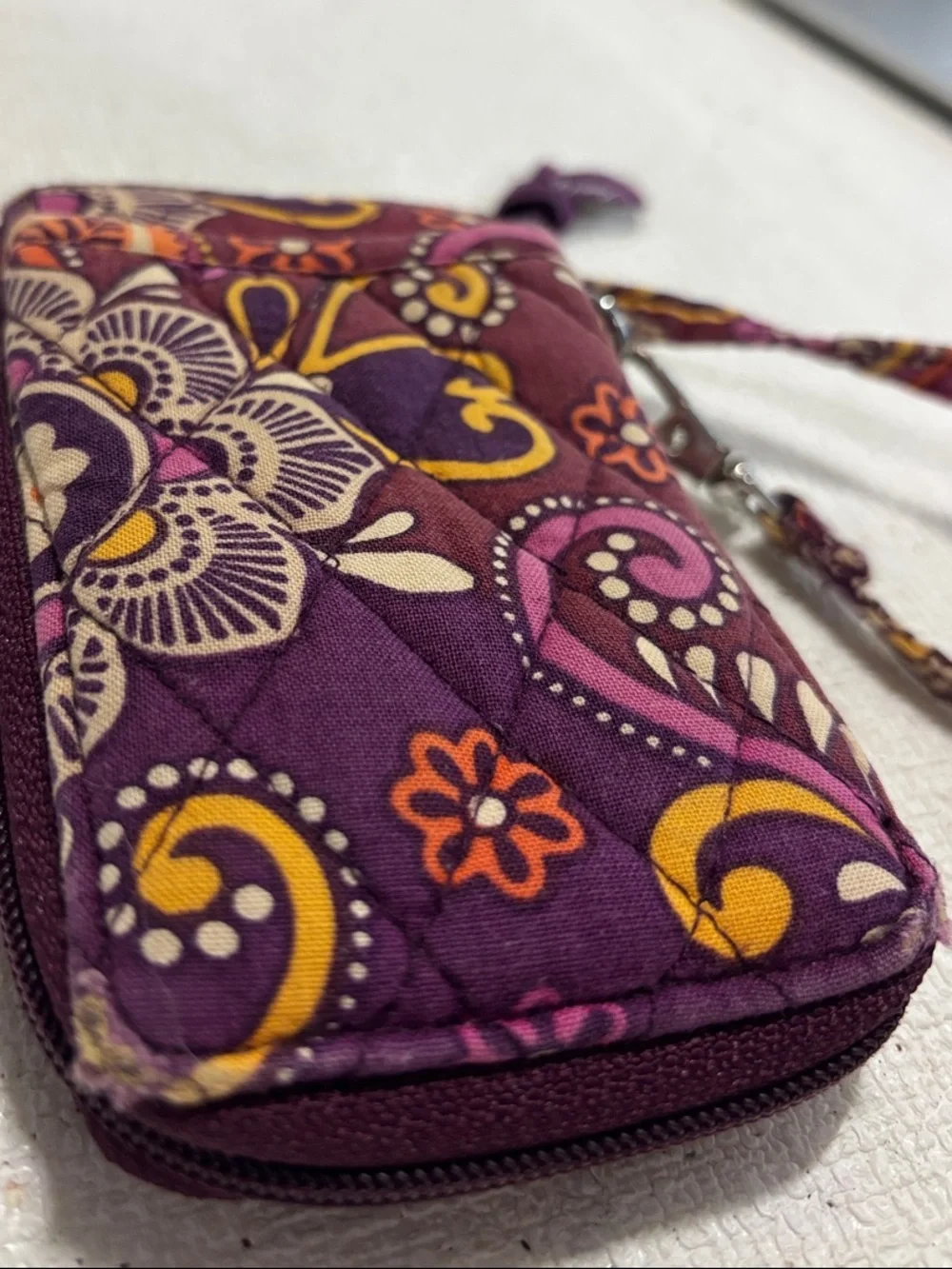 This Vera Bradley wristlet wallet in the retired 